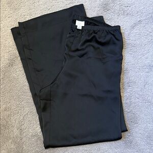 Target A New Day Women’s Black Satin Wide Leg Pants Size XS